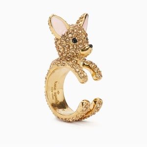 Kate Spade Haute Stuff Chihuahua Ring